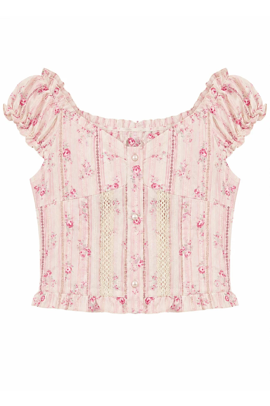 KatieJ Daphne Top Rose Floral