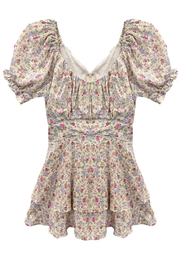 KatieJ Deilah Dress, Mulberry Bouquet