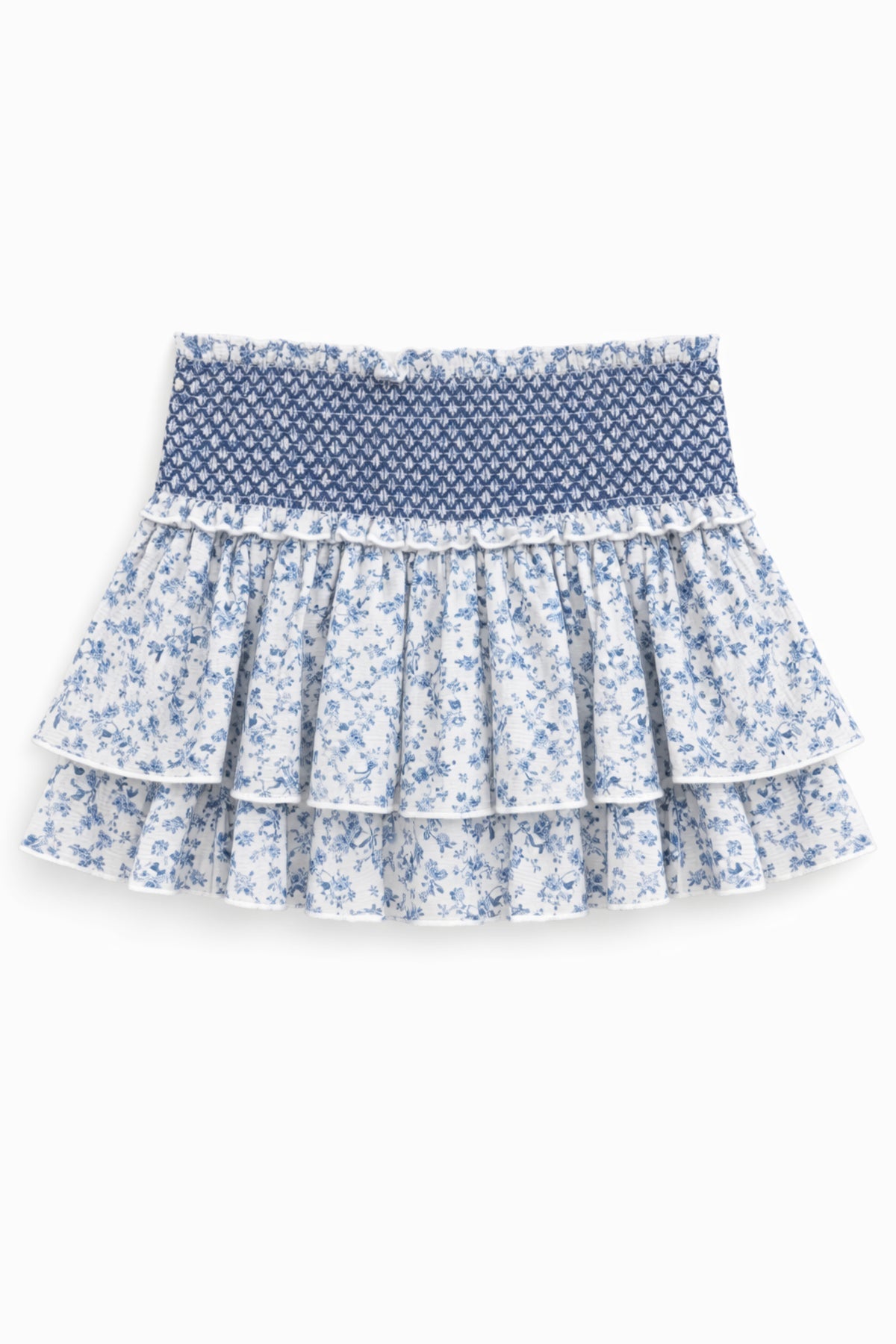 KatieJ Dominique Skort, Blue Mini Toile