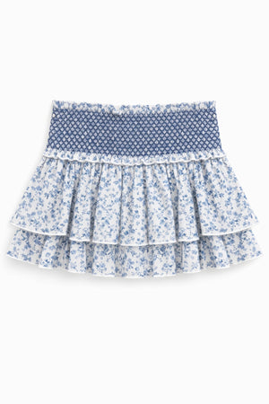 KatieJ Dominique Skort, Blue Mini Toile