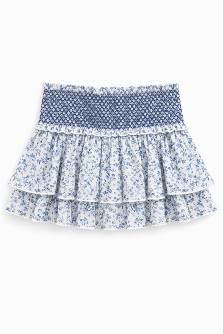 KatieJ Dominique Skort, Blue Mini Toile