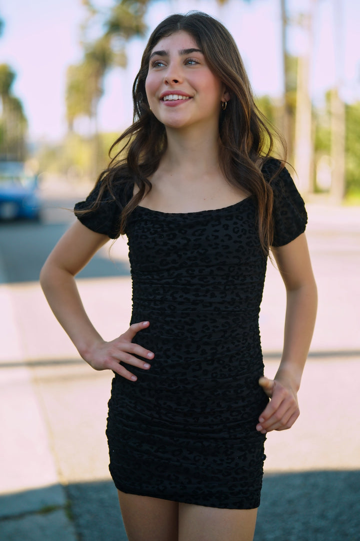 Gold Rush NYC Olivia Dress, Black