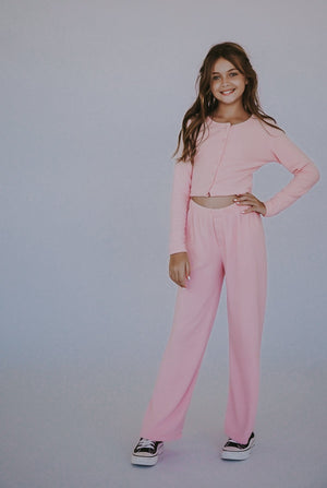 fbz Hachi Button Down Pant, Pink