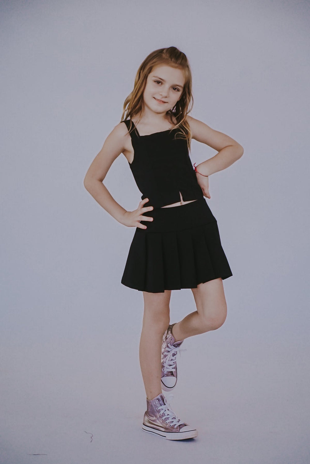 fbz Black Bow Tie Top