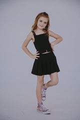 fbz Black Bow Tie Top