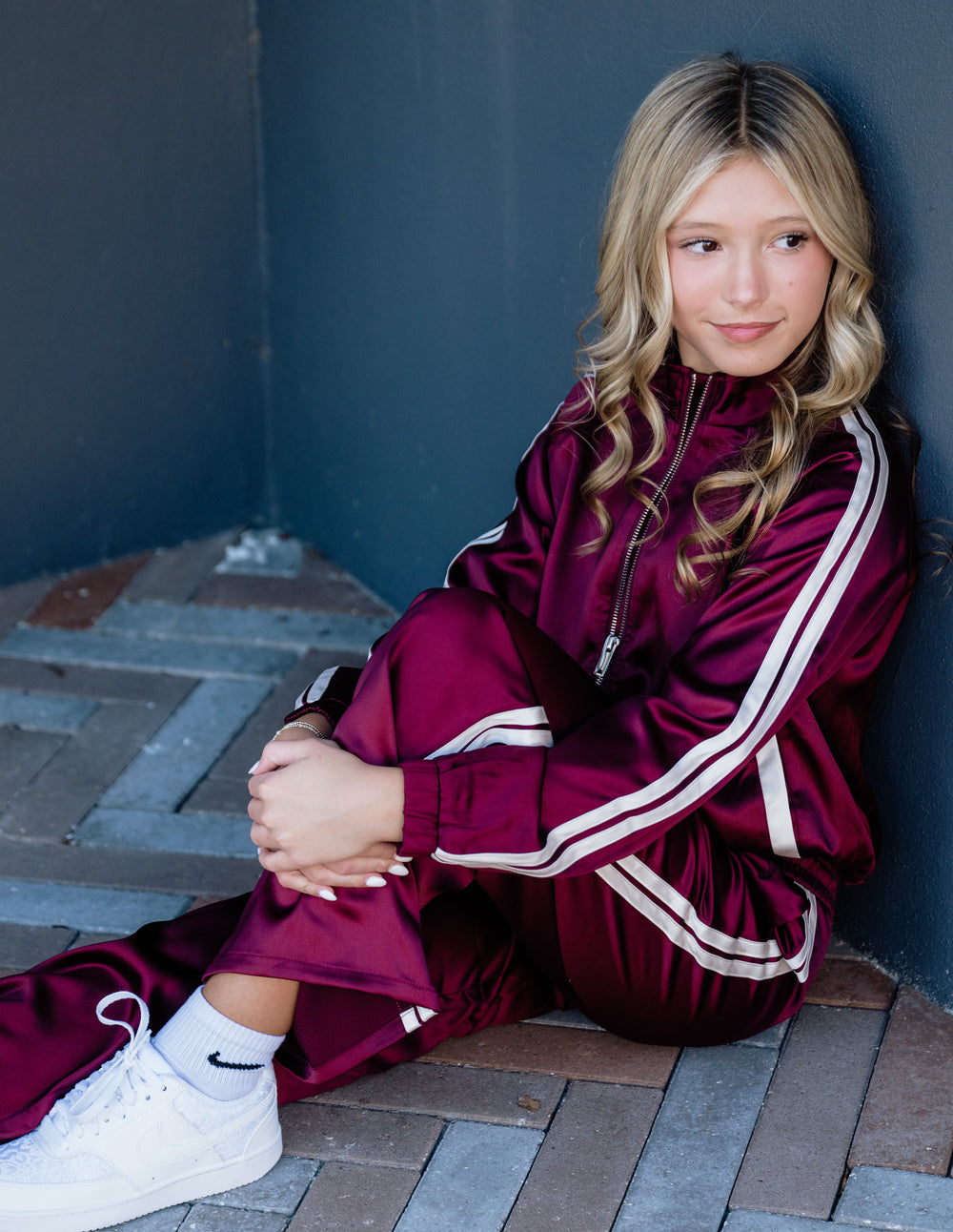 KatieJ Leni Track Straight Leg Pant