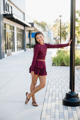 fbz Burgundy Modal Top