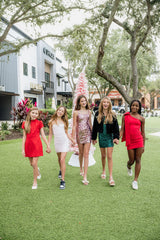 KatieJ Beau One Shoulder Dress, Red