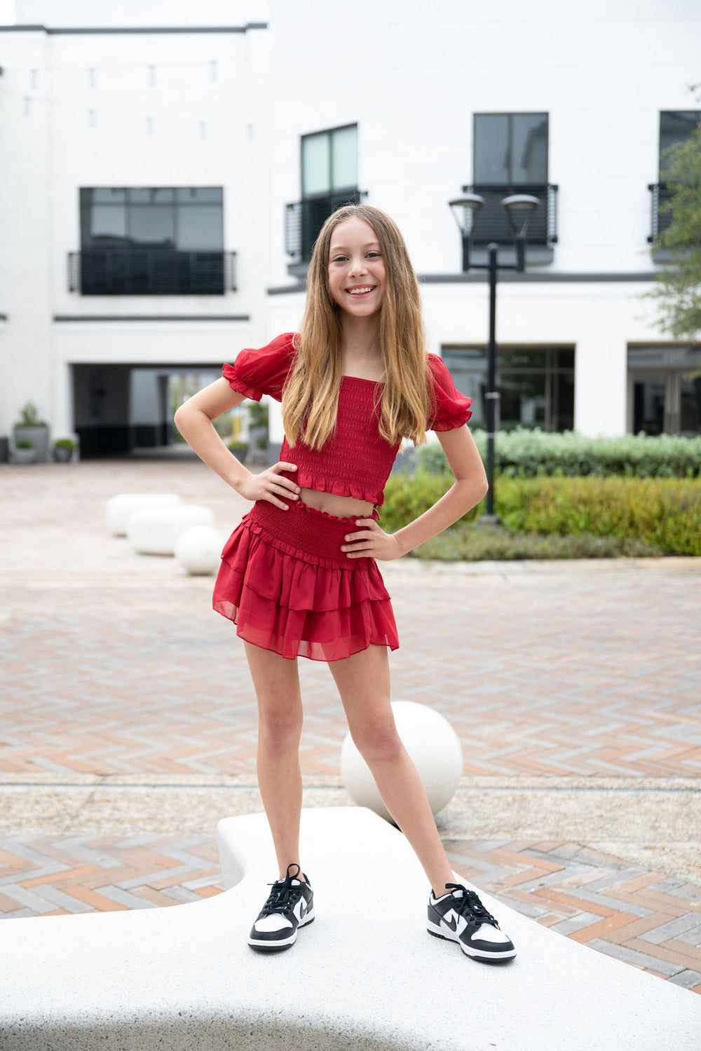 KatieJ Bianca Skirt, Red