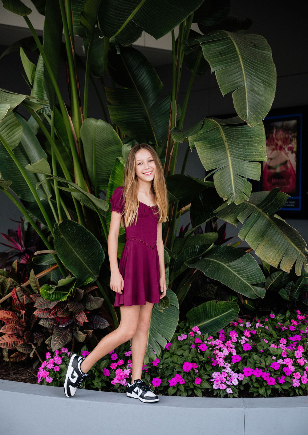 KatieJ Georgie Dress, Eggplant