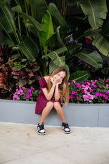 KatieJ Georgie Dress, Eggplant