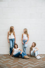 KatieJ Grae Top, Natural/White