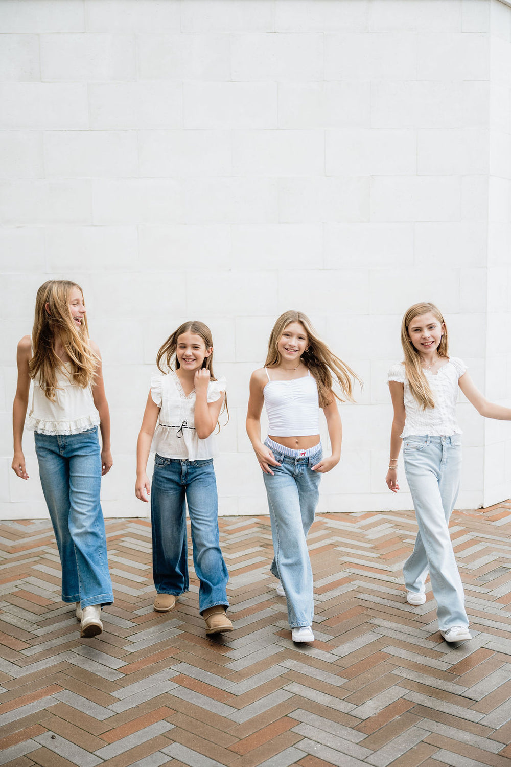 KatieJ Grae Top, Natural/White