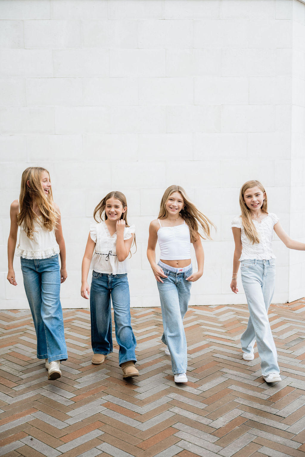 KatieJ Grae Top, Natural/White