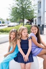 fbz Turquoise Eyelet Maxi Dress