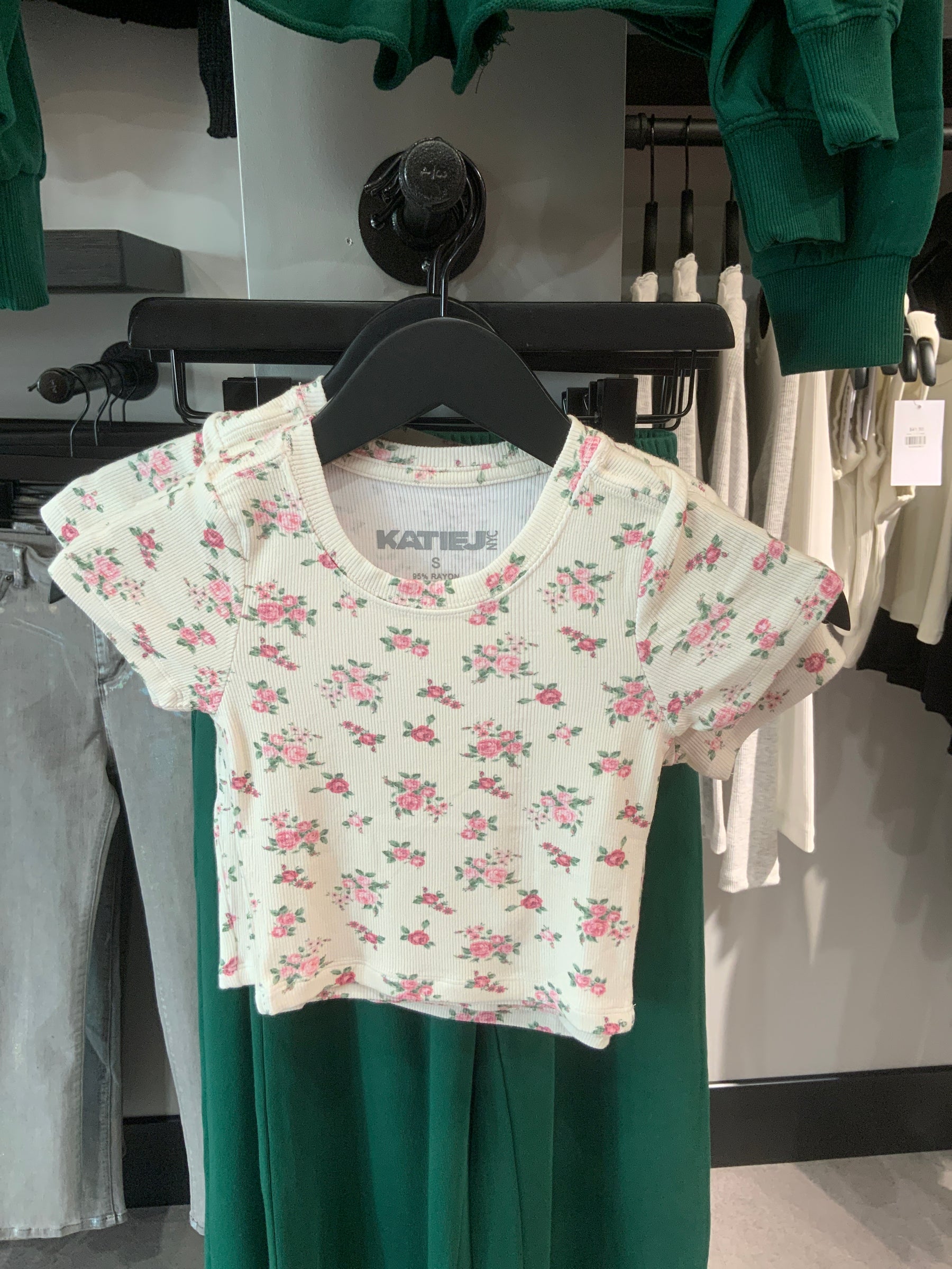 KatieJ Livi Ribbed Tee, Vintage Bunches