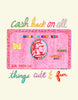 The Intuitive Creative The Pink Card Greeting Card