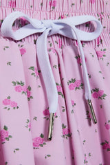 KatieJ Blush Rose Ditsy Farrah Shorts