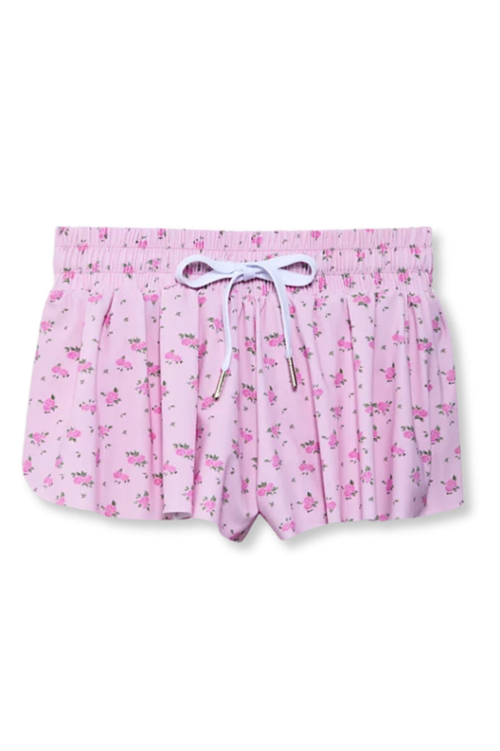 KatieJ Blush Rose Ditsy Farrah Shorts