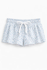 KatieJ Farrah Blue Butterfly Short, Blue Mini Toile