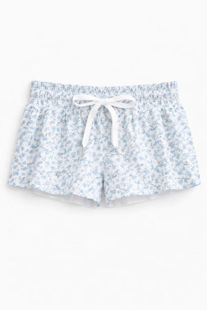 KatieJ Farrah Blue Butterfly Short, Blue Mini Toile