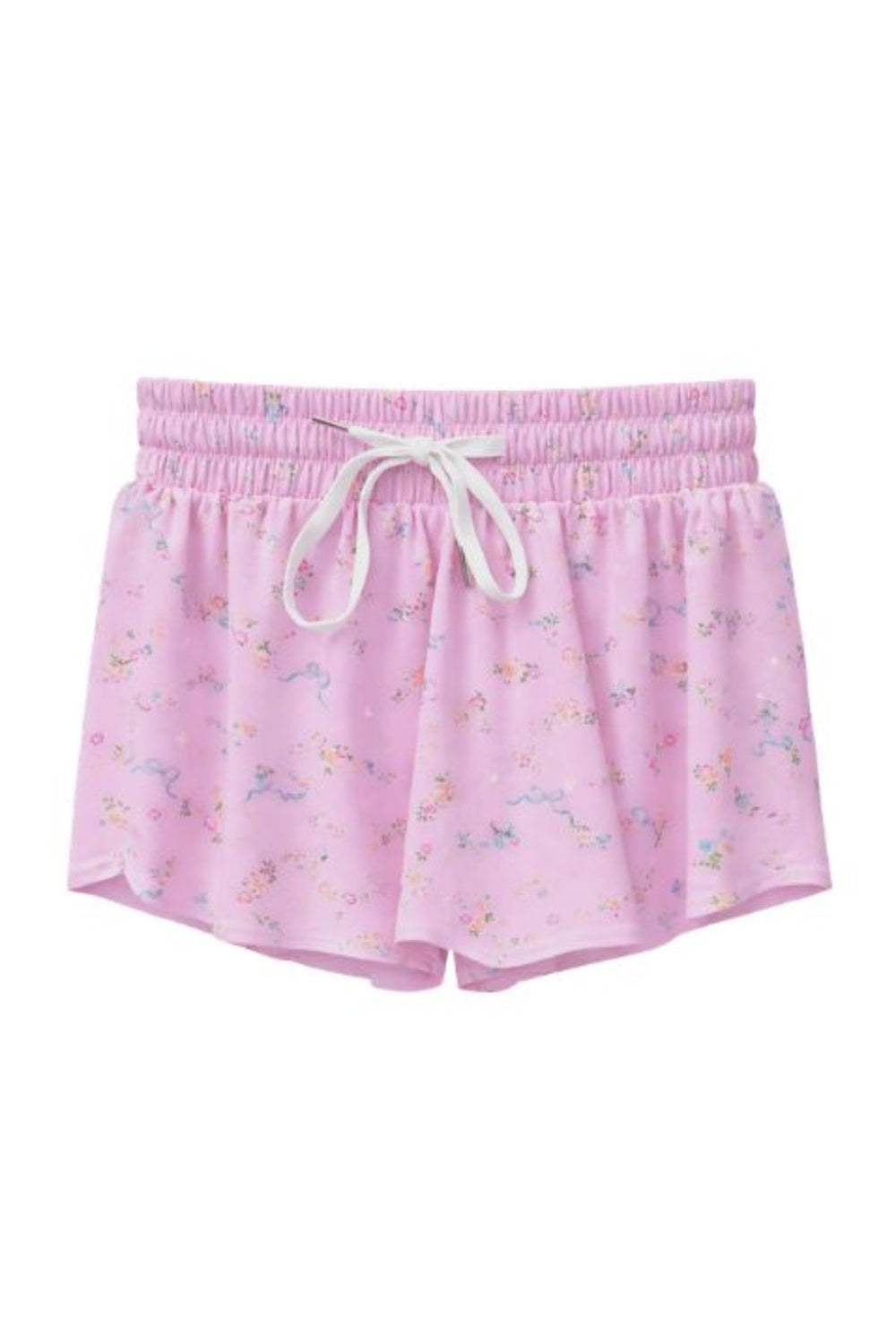KatieJ Farrah Shorts, Butterfly Carnations