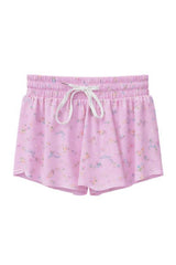 KatieJ Farrah Shorts, Butterfly Carnations