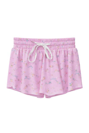 KatieJ Farrah Shorts, Butterfly Carnations