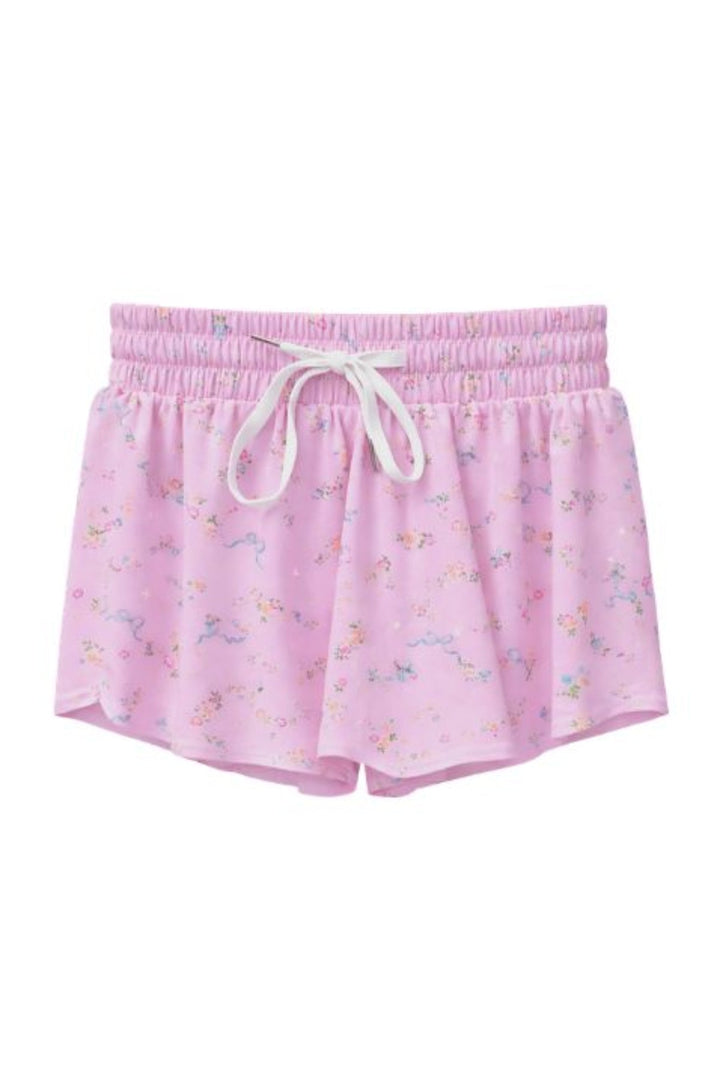 KatieJ Farrah Shorts, Butterfly Carnations