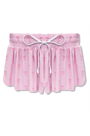 KatieJ Farrah Butterfly Short, Pink Bows