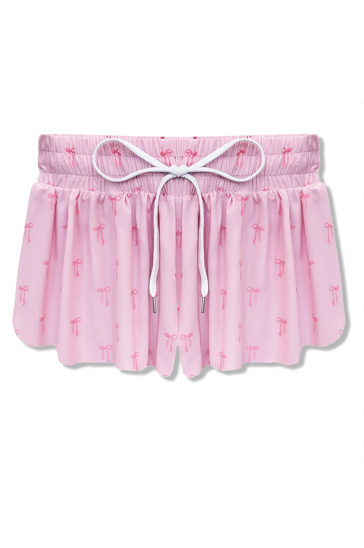KatieJ Farrah Butterfly Short, Pink Bows