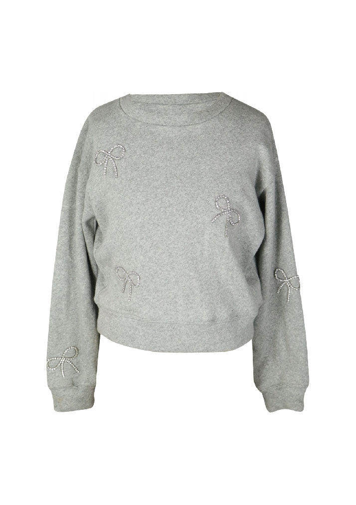 fbz Bow Sweatshirt, MIsty Grey