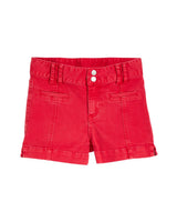 Tractr Welt pocket Trouser Shorts, Red