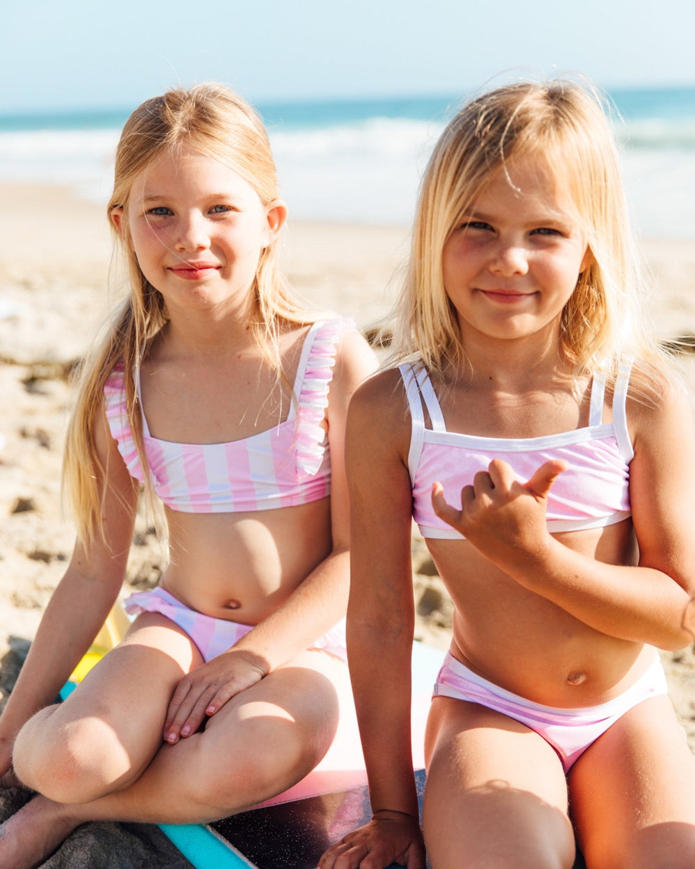 Feather 4 Arrow Happy Daze Bikini, Pop Pink Stripe