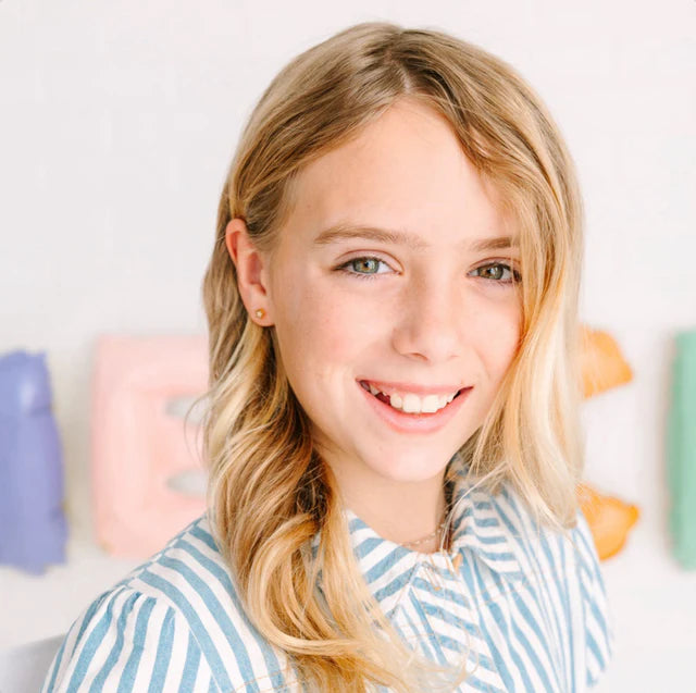 pierced Moon & Star Opal Earings