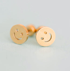 pierced Classic Smiley Face