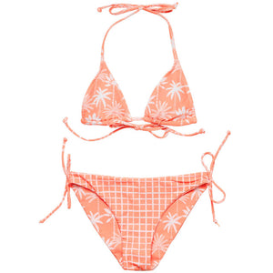 Snapper Rock Cali Palms Teen Recycled Triangle Bikini