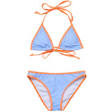 Snapper Rock Sea Sorbet Teen Triangle Bikini with Charm