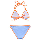 Snapper Rock Sea Sorbet Teen Triangle Bikini with Charm
