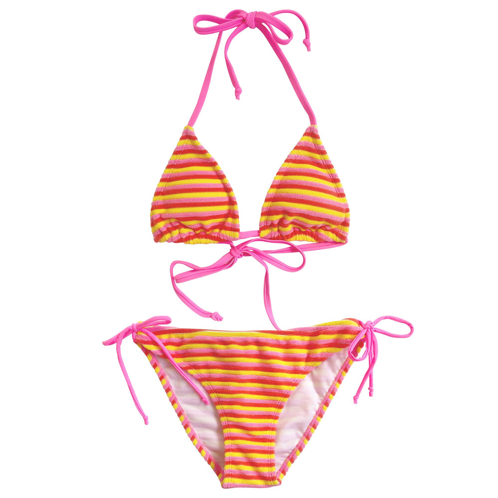 Snapper Rock Glow Burst Stripe Triangle Bikini