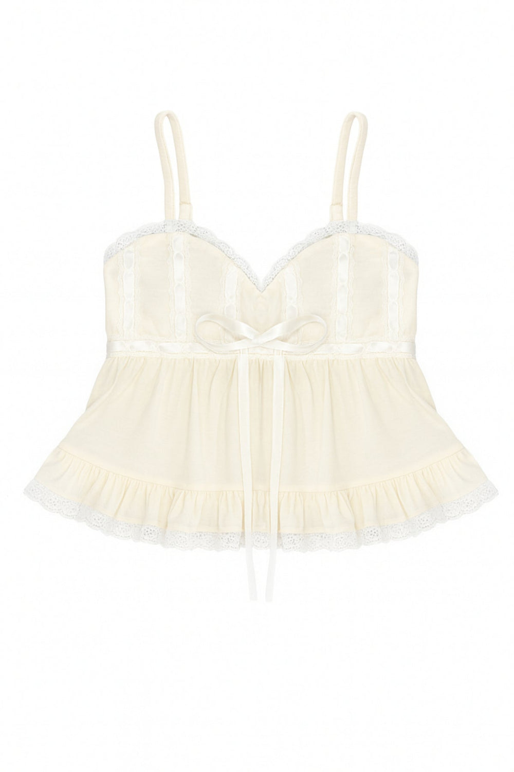 KatieJ Grae Top, Natural/White