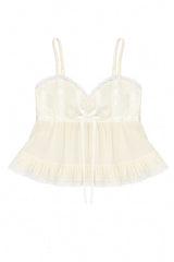 KatieJ Grae Top, Natural/White