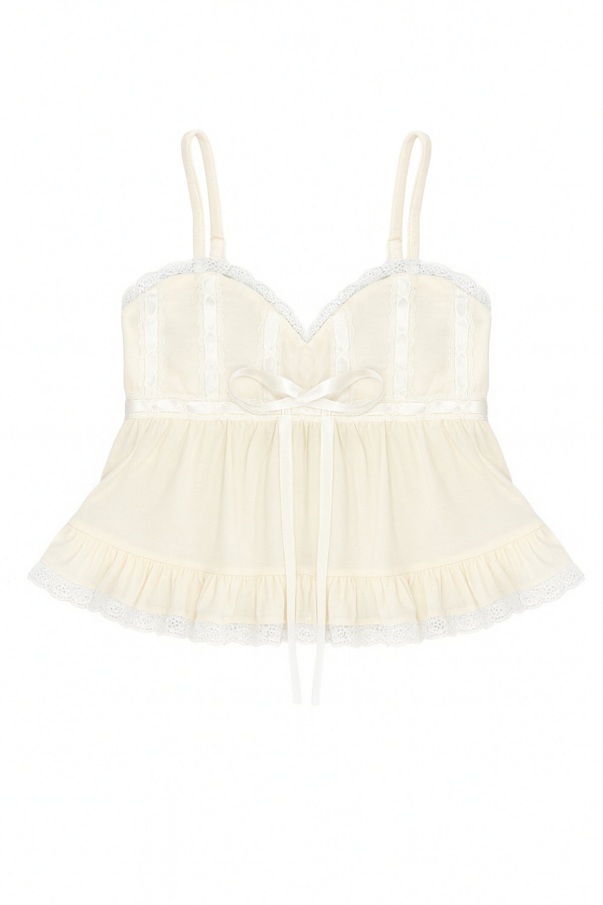 KatieJ Grae Top, Natural/White