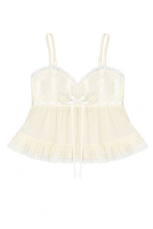 KatieJ Grae Top, Natural/White