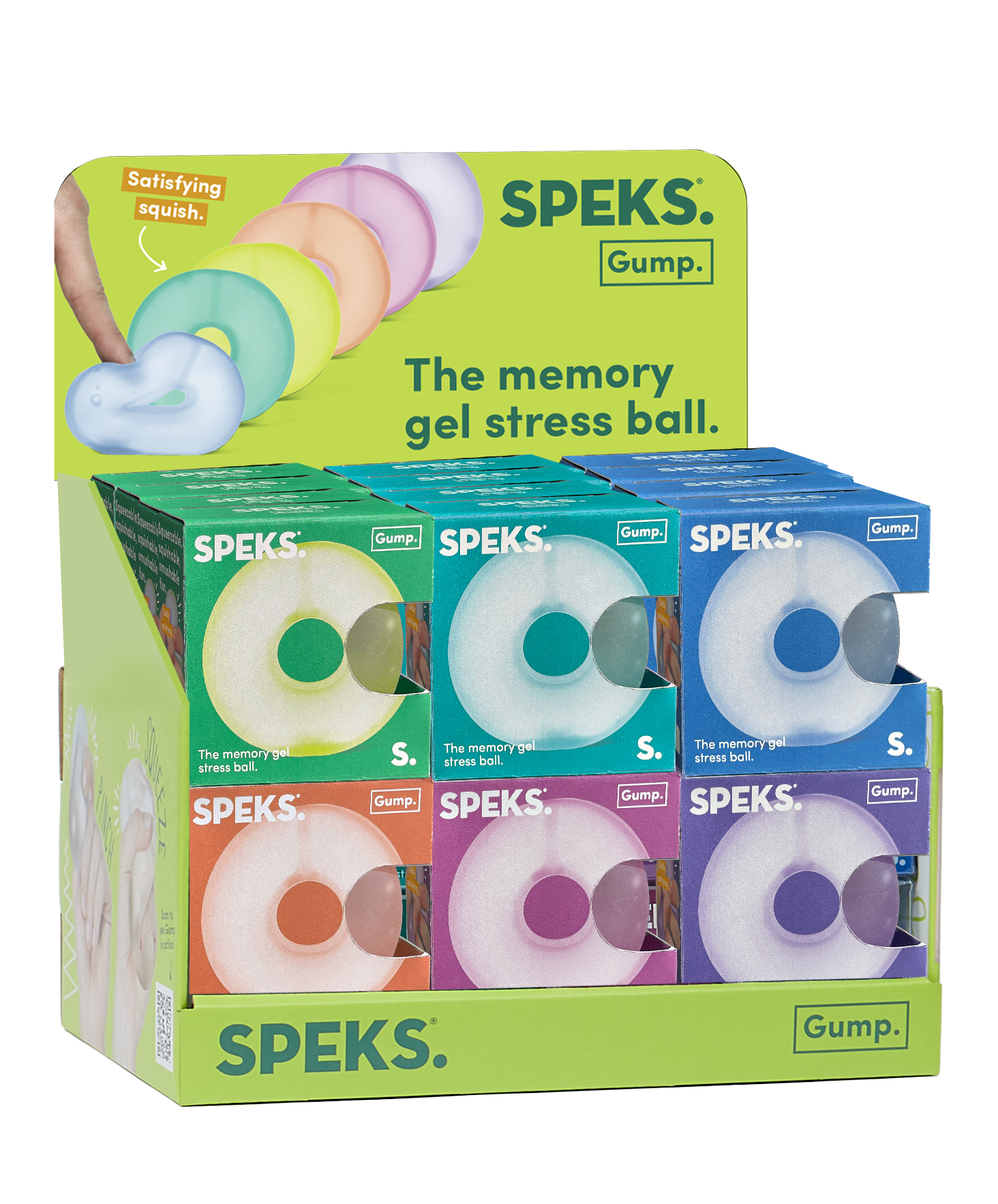 Speks Gump Loop Fidget, Assorted Colors