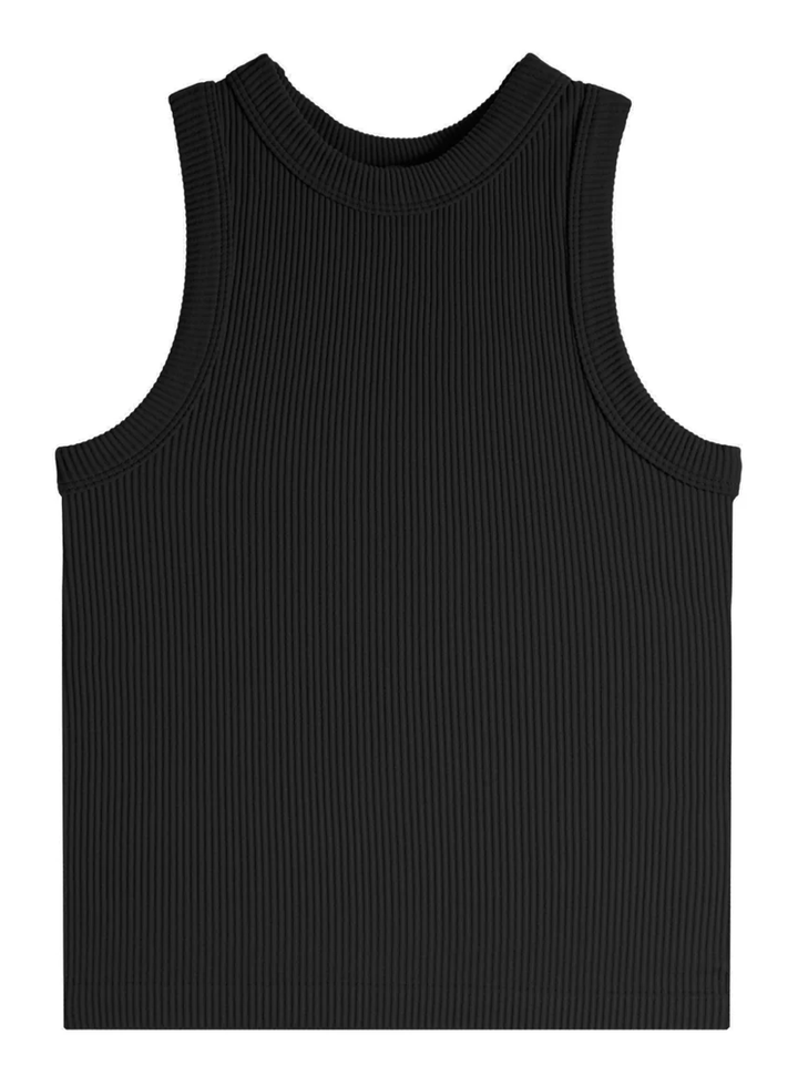 Suzette High Neck Ribbed Seamless Tank