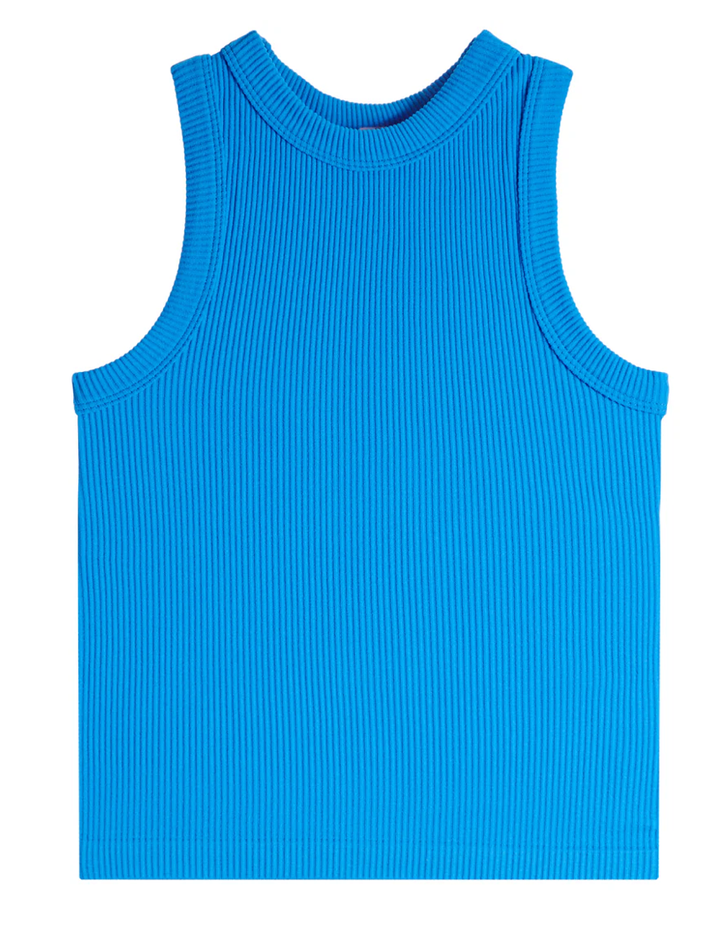 Suzette High Neck Ribbed Seamless Tank