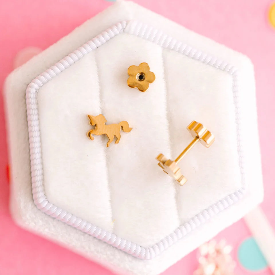pierced Classic Unicorn Earings