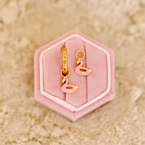 pierced Flamingo Floatie Charms