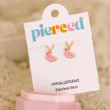 pierced Flamingo Floatie Charms